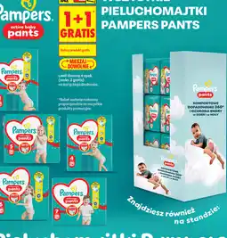 Biedronka Wszystkie pieluchomajtki Pampers Pants oferta