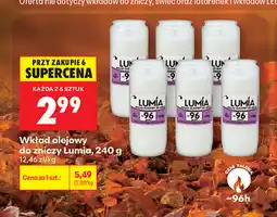 Biedronka Wkład olejowy do zniczy Lumia oferta
