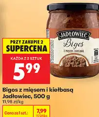 Biedronka Bigos z mięsem i kiełbasą Jadłowiec oferta