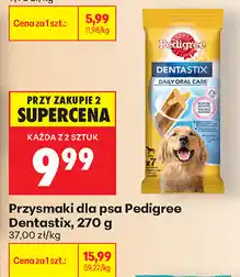 Biedronka Przysmaki dla psa Pedigree Dentastix oferta