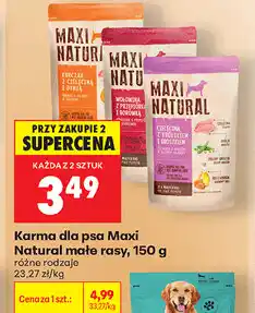 Biedronka Karma dla psa Maxi Natural małe rasy oferta