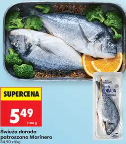 Biedronka Świeża dorada patroszona Marinero oferta
