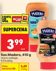 Biedronka Sos Madero oferta