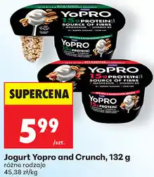Biedronka Jogurt Yopro and Crunch oferta