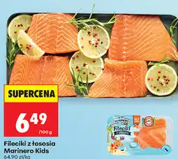 Biedronka Fileciki z łososia Marinero Kids oferta