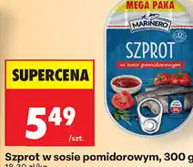 Biedronka Szprot w sosie pomidorowym Marinero oferta