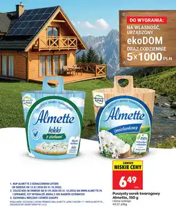 Biedronka Puszysty serek twarogowy Almette oferta