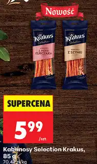 Biedronka Kabanosy Selection Krakus oferta