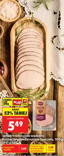 Biedronka Schab tradycyjnie wędzony Kraina Wędlin Góralskie Specjały oferta