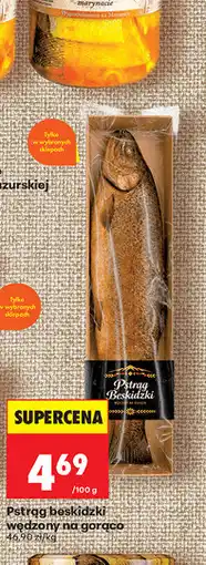 Biedronka Pstrąg beskidzki wędzony na gorąco oferta