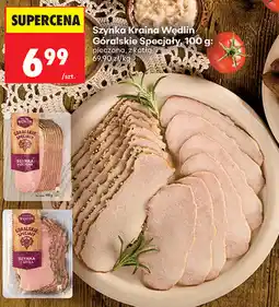 Biedronka Szynka Kraina Wędlin Góralskie Specjały, 100 g: pieczona, z kotła oferta