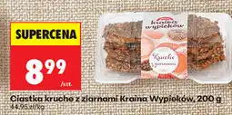 Biedronka Ciastka kruche z ziarnami Kraina Wypieków oferta