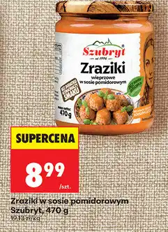 Biedronka Zraziki w sosie pomidorowym Szubryt oferta