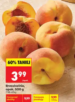 Biedronka Brzoskwinie, opak oferta