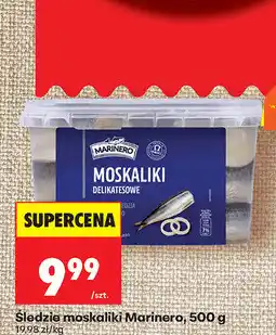 Biedronka Śledzie moskaliki Marinero oferta