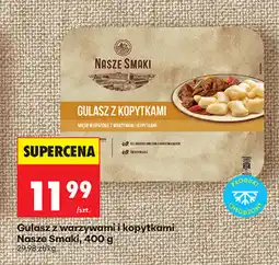 Biedronka Gulasz z warzywami i kopytkami Nasze Smaki oferta