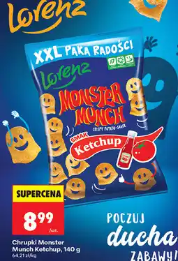 Biedronka Chrupki Monster Munch Ketchup oferta