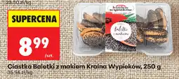 Biedronka Ciastka Baletki z makiem Kraina Wypieków oferta