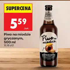 Biedronka Piwo na miodzie gryczanym oferta