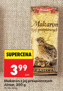Biedronka Makaron z jaj przepiórczych Almar oferta