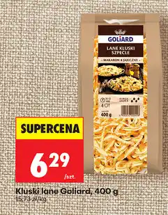 Biedronka Kluski lane Goliard oferta