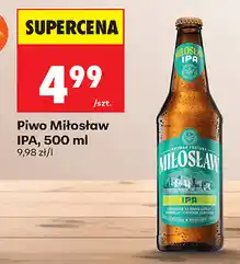 Biedronka Piwo Miłosław IPA oferta