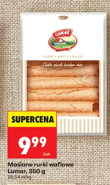 Biedronka Maślane rurki waflowe Lumar oferta