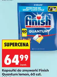 Biedronka Kapsułki do zmywarki Finish Quantum lemon oferta