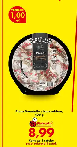 Biedronka Pizza Donatello z kurczakiem oferta