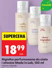 Biedronka Mgiełka perfumowana do ciała i włosów Made in Lab oferta