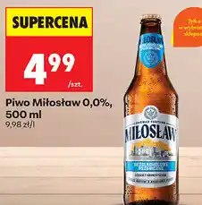 Biedronka Piwo Miłosław 0,0% oferta