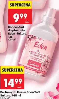 Biedronka Perfumy do tkanin Eden 2w1 Sakura oferta