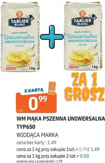 Wiodąca Marka Mąka Pszenna Uniwersalna Typ 650