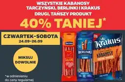 Netto Kabanosy Tarczyński, Berlinki i Krakus oferta