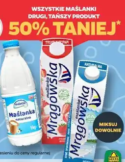 Netto Wszystkie maślanki Mlekpol / Mrągowskie / Miletto oferta