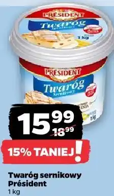 Netto Twaróg sernikowy Président oferta