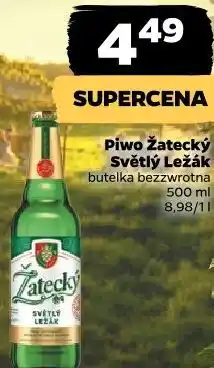 Netto Piwo Žatecký Světlý Ležák butelka bezzwrotna oferta