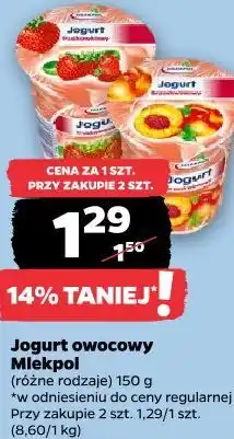 Netto Jogurt owocowy Mlekpol oferta