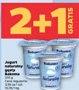 Netto Jogurt naturalny gęsty Bakoma oferta