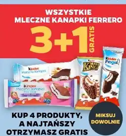 Netto Wszystkie mleczne kanapki Ferrero oferta