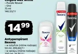 Netto Antyperspirant Rexona oferta