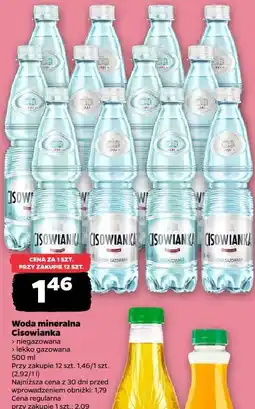 Netto Woda mineralna Cisowianka oferta