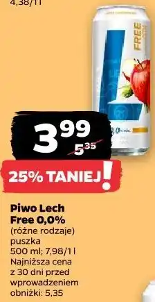 Netto Piwo Lech Free 0,0% oferta