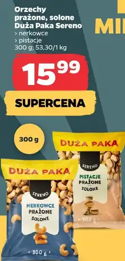 Netto Orzechy prażone, solone Duża Paka Sereno oferta