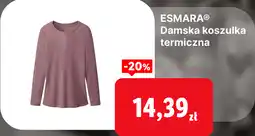 Lidl ESMARA Damska koszulka termiczna oferta