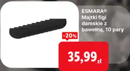 Lidl ESMARA Majtki figi damskie z bawełną, 10 par oferta