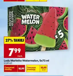Biedronka Lody Marletto Watermelon 5-pak oferta
