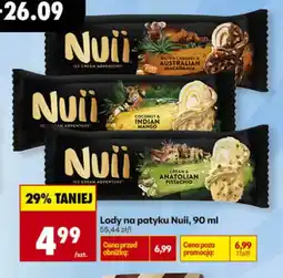Biedronka Lody na patyku Nuii Salted Caramel & Australian Macadamia oferta