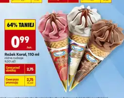 Biedronka Lody Rożek truskawkowy oferta