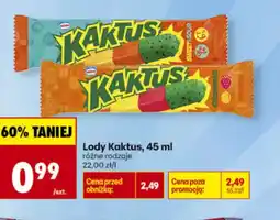 Biedronka Lody Kaktus Sweet & Sour oferta